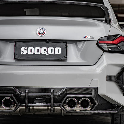 SOOQOO BMW M2 G87 Type-A Prepreg Carbon Fiber Rear Diffuser