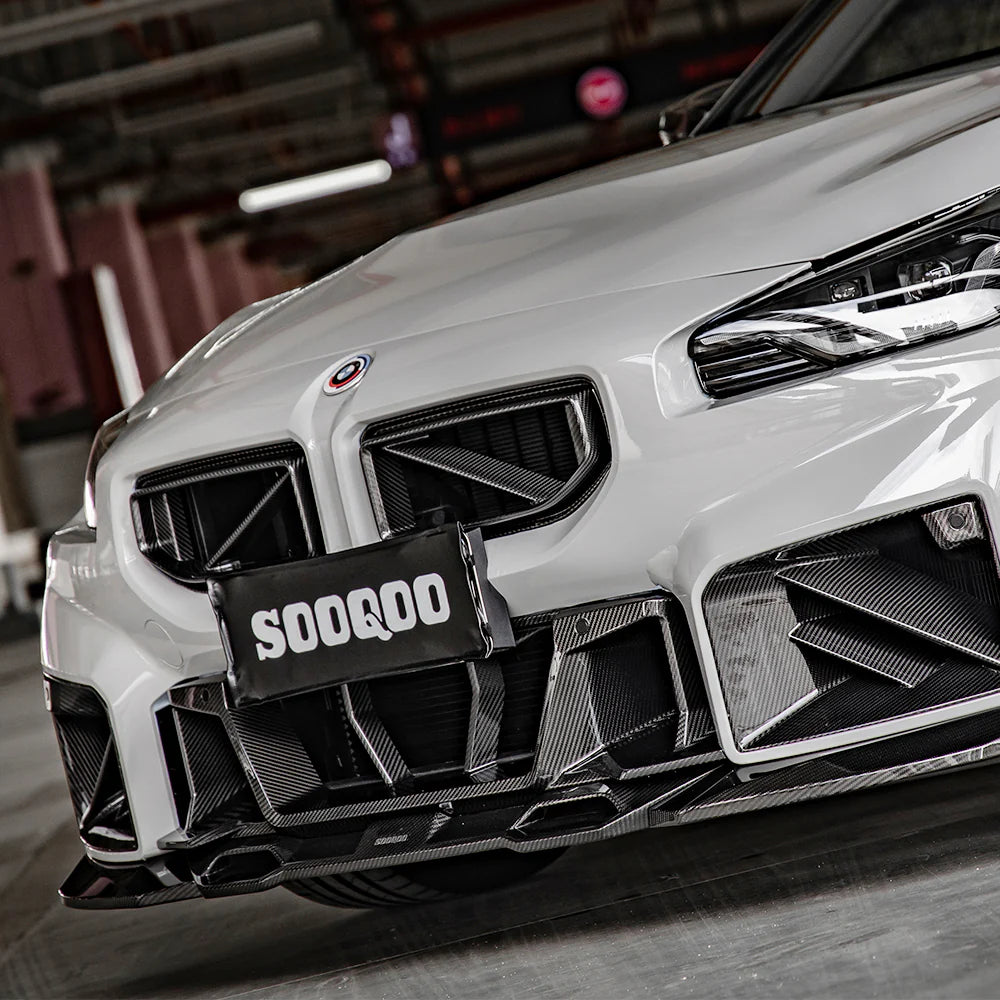 SOOQOO BMW M2 G87 Type-A Prepreg Carbon Fiber Front Grill
