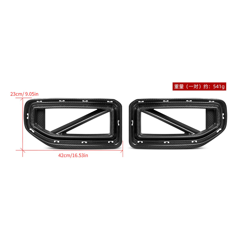 SOOQOO BMW M2 G87 Type-A Prepreg Carbon Fiber Front Grill