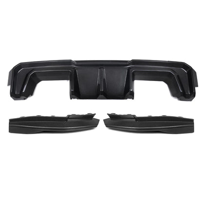 SOOQOO BMW M4 G82 G83 Type-B Prepreg Carbon Fiber Rear Diffuser Set