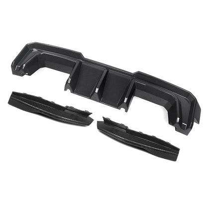 SOOQOO BMW M4 G82 G83 Type-B Prepreg Carbon Fiber Rear Diffuser Set