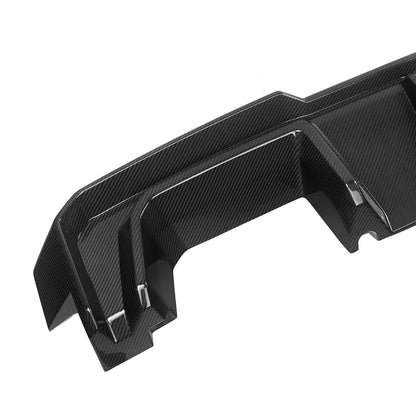 SOOQOO BMW M4 G82 G83 Type-B Prepreg Carbon Fiber Rear Diffuser Set