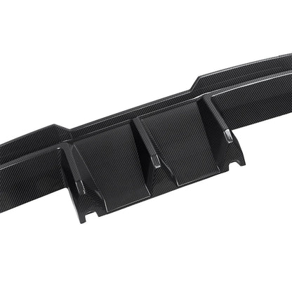 SOOQOO BMW M4 G82 G83 Type-B Prepreg Carbon Fiber Rear Diffuser Set