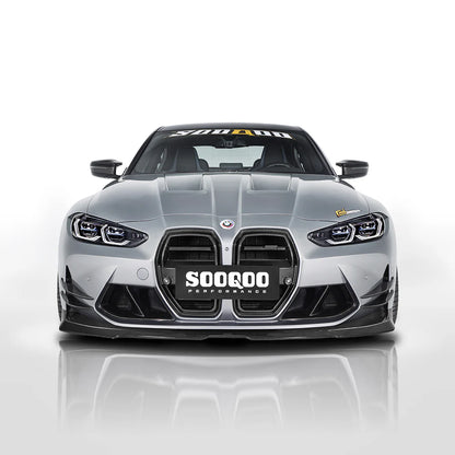 SOOQOO BMW M3 G80 M4 G82 Type-B Prepreg Carbon Fiber Front Lip