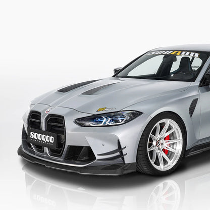 SOOQOO BMW M3 G80 M4 G82 Type-B Prepreg Carbon Fiber Front Lip