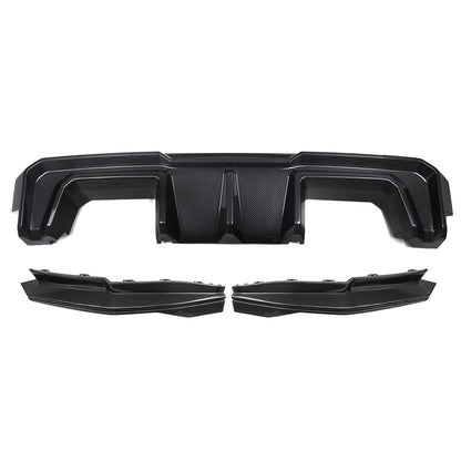 SOOQOO BMW M3 G80 G81 Type-B Prepreg Carbon Fiber Rear Diffuser Set