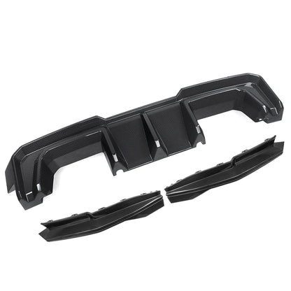 SOOQOO BMW M3 G80 G81 Type-B Prepreg Carbon Fiber Rear Diffuser Set