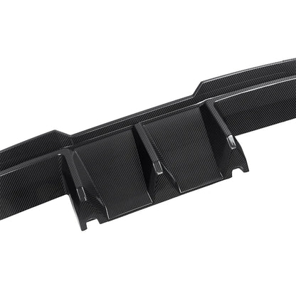 SOOQOO BMW M3 G80 G81 Type-B Prepreg Carbon Fiber Rear Diffuser Set