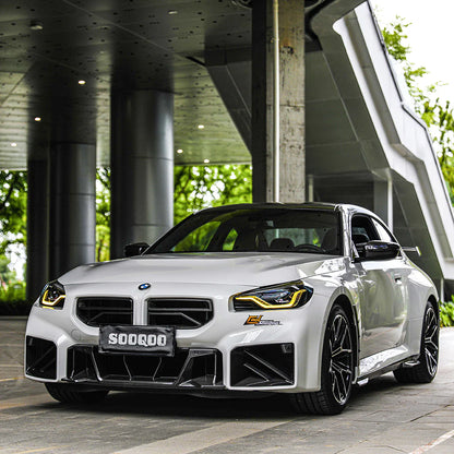 SOOQOO BMW M2 G87 Type-B Prepreg Carbon Fiber Front Grill