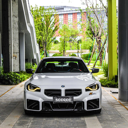 SOOQOO BMW M2 G87 Type-B Prepreg Carbon Fiber Front Grill