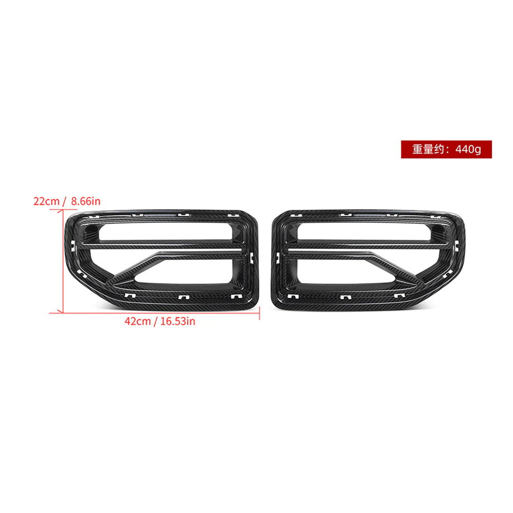 SOOQOO BMW M2 G87 Type-B Prepreg Carbon Fiber Front Grill