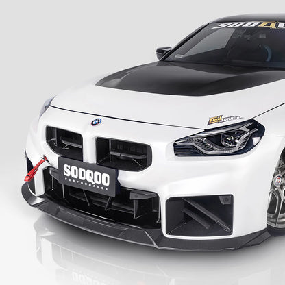SOOQOO BMW M2 G87 Type-C Prepreg Carbon Fiber Front Lip