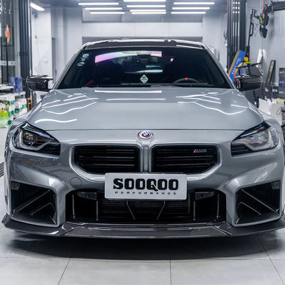 SOOQOO BMW M2 G87 Type-C Prepreg Carbon Fiber Front Lip