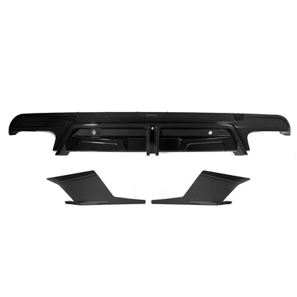 SOOQOO BMW X5M F95 LCI Prepreg Carbon Fiber Diffuser
