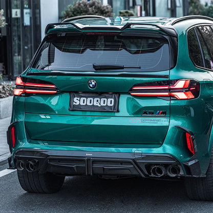 SOOQOO BMW X5M F95 LCI Prepreg Carbon Fiber Diffuser