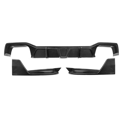 SOOQOO BMW X4M F98 LCI Prepreg Carbon Fiber Rear Diffuser