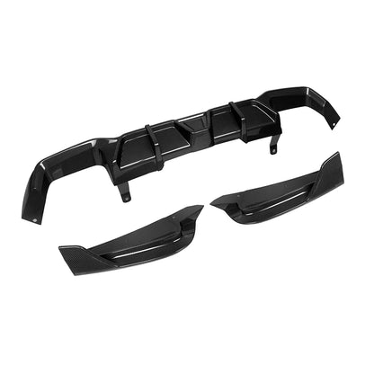 SOOQOO BMW X4M F98 LCI Prepreg Carbon Fiber Rear Diffuser