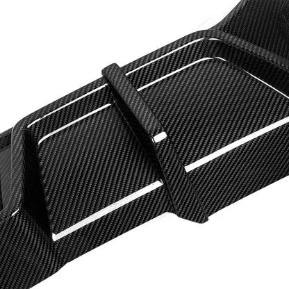 SOOQOO BMW X4M F98 LCI Prepreg Carbon Fiber Rear Diffuser