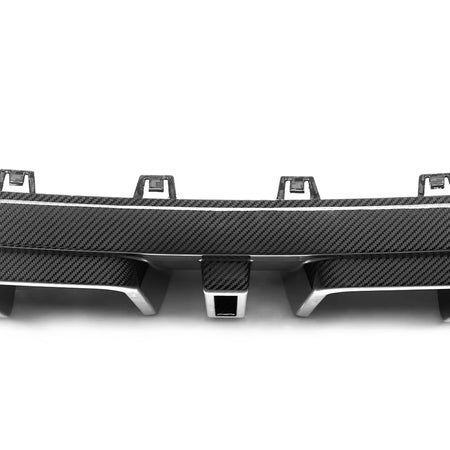 SOOQOO BMW X6 G06 Prepreg Carbon Fiber Rear Diffuser With Brake Light