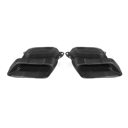 SOOQOO BMW X5 G05 Carbon Fiber Exhaust Tips