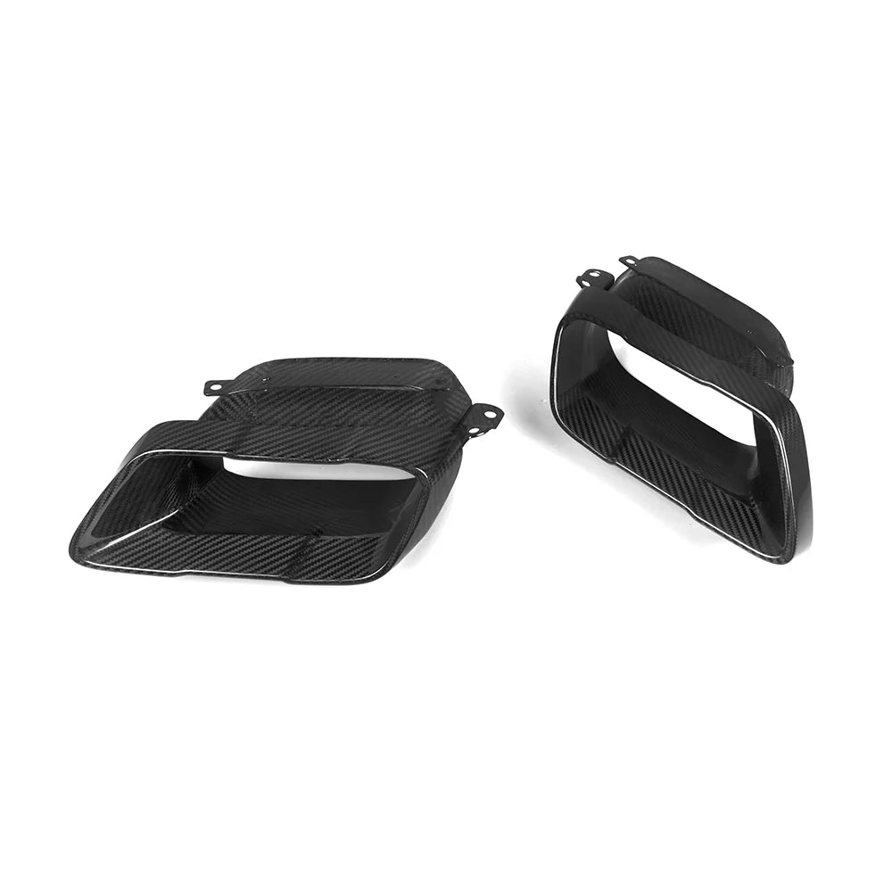 SOOQOO BMW X5 G05 Carbon Fiber Exhaust Tips