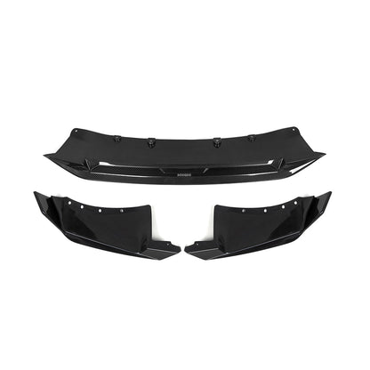 SooQoo BMW G05 X5 LCI Front Splitter In Gloss Carbon Fibre