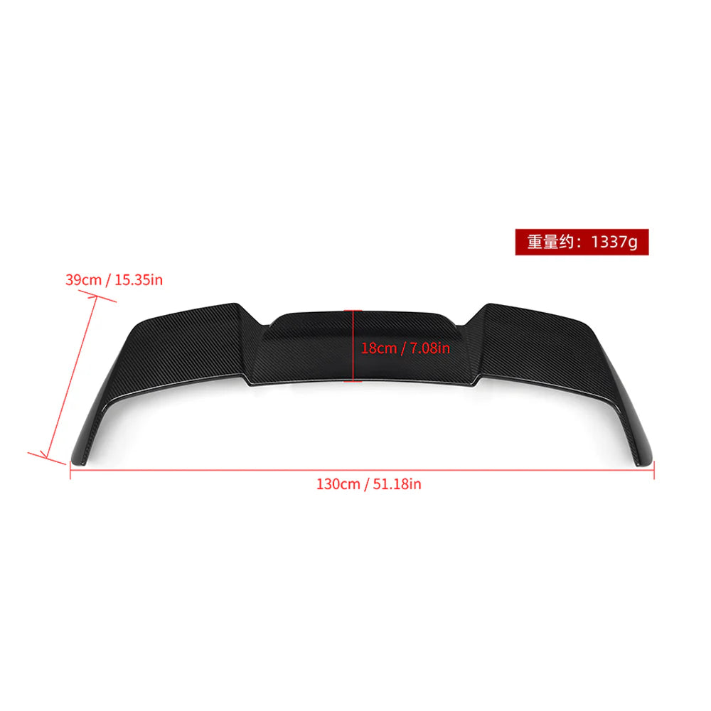 SOOQOO BMW X5 G05 Carbon Fiber Roof Spoiler