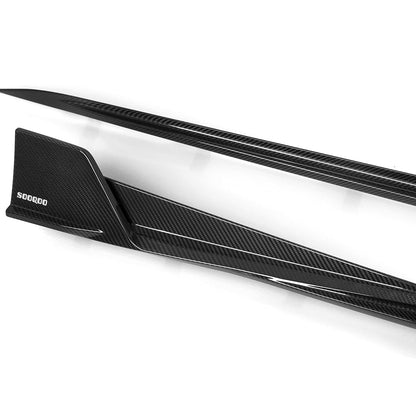 SooQoo BMW G05 X5 Side Skirts In Gloss Carbon Fibre