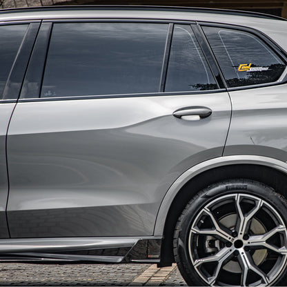 SooQoo BMW G05 X5 Side Skirts In Gloss Carbon Fibre