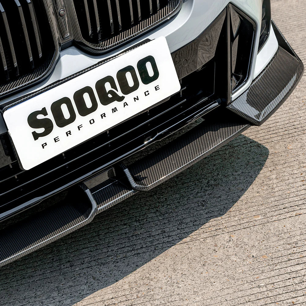 SOOQOO BMW X3 G01 X4 G02 LCI Type-B Prepreg Carbon Fiber Front Lip
