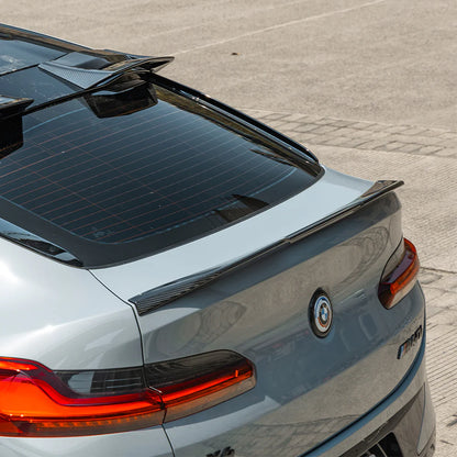 SOOQOO BMW X4M F98 Prepreg Carbon Fiber Rear Spoiler