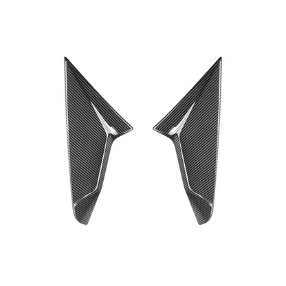 SooQoo BMW G45 X3 Rear Window Fins In Gloss Carbon Fibre