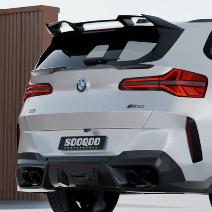 SooQoo BMW G45 X3 Roof Spoiler In Gloss Carbon Fibre