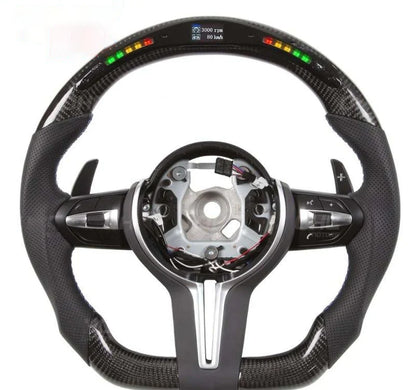 Custom LED Carbon Fiber Steering Wheel for F Chassis