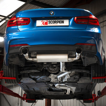 Scorpion BMW 340i & 440i Non Resonated Cat Back Exhaust System (F3X Non GPF Model)
