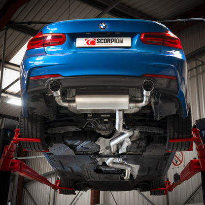 Scorpion BMW 340i & 440i Non Resonated Cat Back Exhaust System (F3X Non GPF Model)