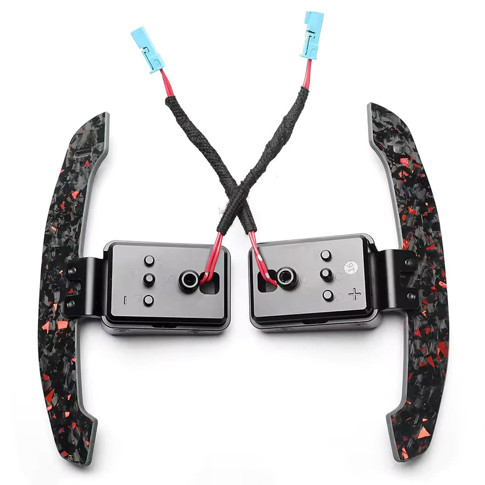 Magnetic paddles shifters. straight Swap.  BMW CS M4 G01 G02 G05 G06 G07 G30 G31 G32 G82 G42 G14 G20 G21 G80 G81 G22 G23 G26 G30 G15 G32 G87 G80 G16  X1 X3 X4 X5 X6 X3M X4M X5M X6M F95 F96 F97 F98 M3 M4 M5 M8 F90 F91 F92 F93