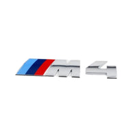 Genuine BMW M4 Replacement Badge In Silver (F82/F83)