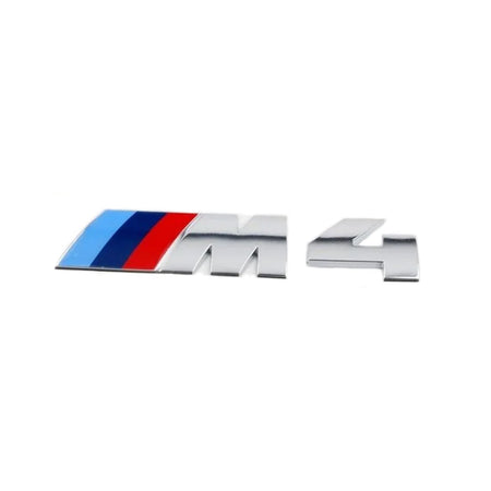 Genuine BMW M4 Replacement Badge In Silver (F82/F83)