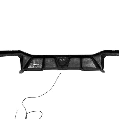 SooQoo BMW X3M F97 & X4M F98 LCI Rear Diffuser In Gloss Pre Preg Carbon Fibre (Facelift 2022+)