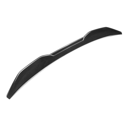 SooQoo BMW F98 X4M Rear Ducktail Spoiler In Gloss Pre Preg Carbon Fibre