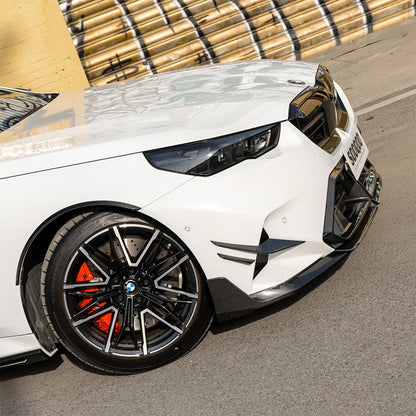 SooQoo BMW G90 & G99 M5 SQ Front Canards In Gloss Carbon Fibre