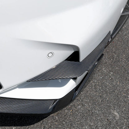 SooQoo BMW G90 & G99 M5 SQ Front Canards In Gloss Carbon Fibre