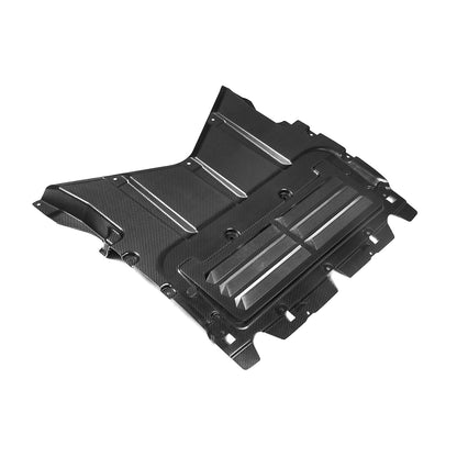 SooQoo BMW G90 & G99 M5 OEM Style Skid Plate In Gloss Carbon Fibre
