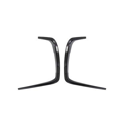 SooQoo BMW M8 F91 F92 Rear Bumper Inserts In Gloss Carbon Fibre