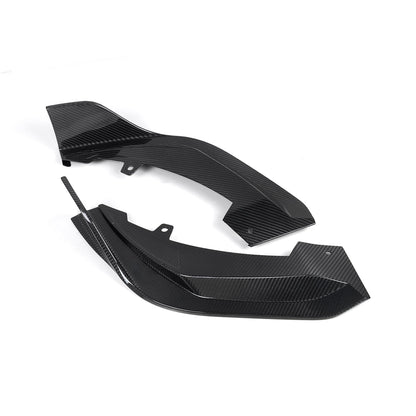 SooQoo BMW X3M F97 & X4M F98 LCI Front Splitter In Gloss Pre Preg Carbon Fibre (Facelift 2022+)