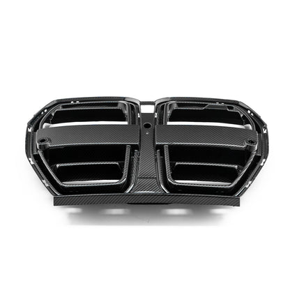 SooQoo BMW M3/M4 SQ Aero Front Grille In Gloss Pre Preg Carbon Fibre (G80/G81/G82/G83)