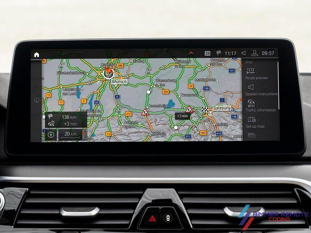 Navigation Region Change for BMW MGU iDrive 7 / 8