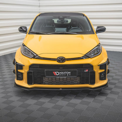 Maxton Design Toyota GR Yaris Front Bumper Canards In Gloss Black (Mk4)