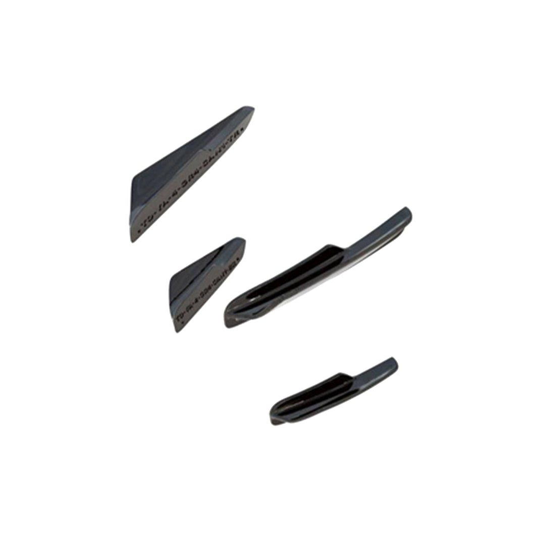 Maxton Design Toyota GR Yaris Front Bumper Canards In Gloss Black (Mk4)